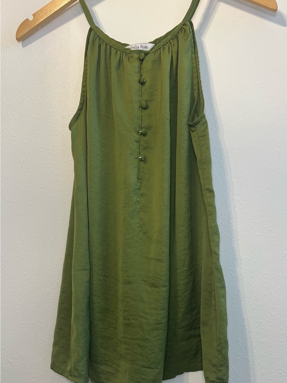 Ophelia Roe Olive Green Sleeveless Cami